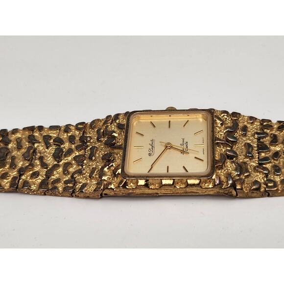 Dufonte Lucien Piccard Watch Womens Nugget Watch Gold Tone 26mm Case Classic main image 10